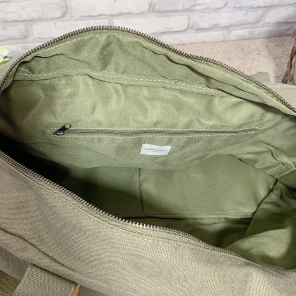 Hearth & Hand Weekender Bag Olive Green - NWT - Picture 6 of 8
